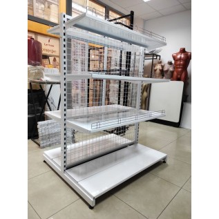 Стелаж двосторонній універсальний 1250х1050х1600 (довж.шир.вис.) на 6 полиць